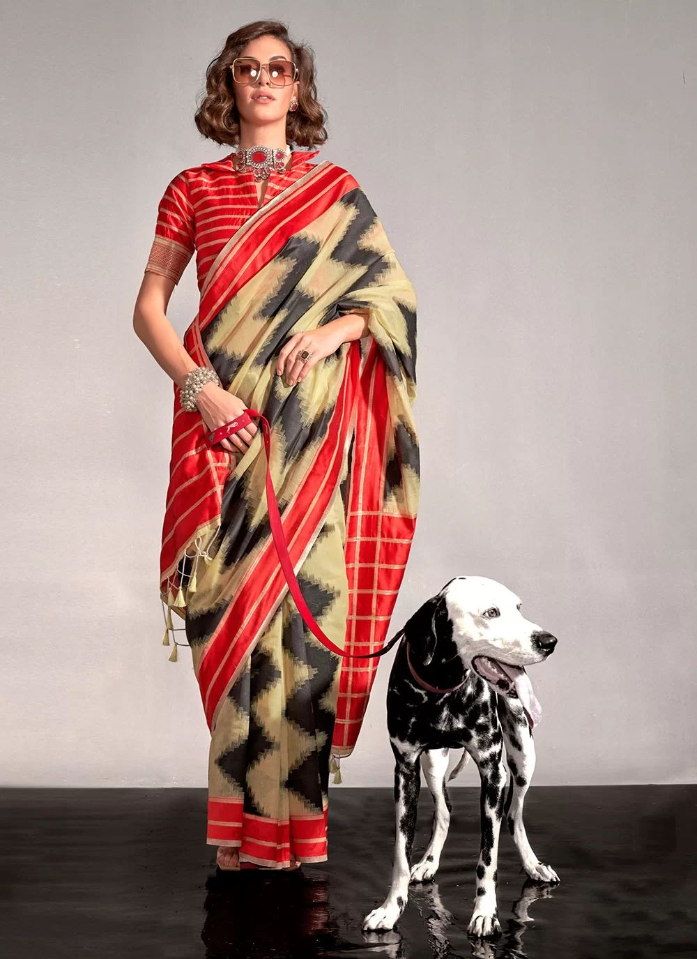 Maize Yellow Mul Spun Handwoven Silk Saree