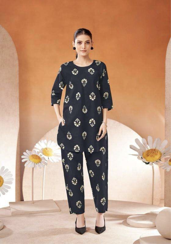 Midnight Black Printed Co-ord Set product