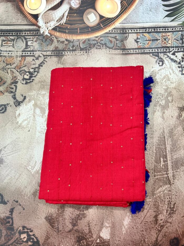Sequence Work Mul Saree