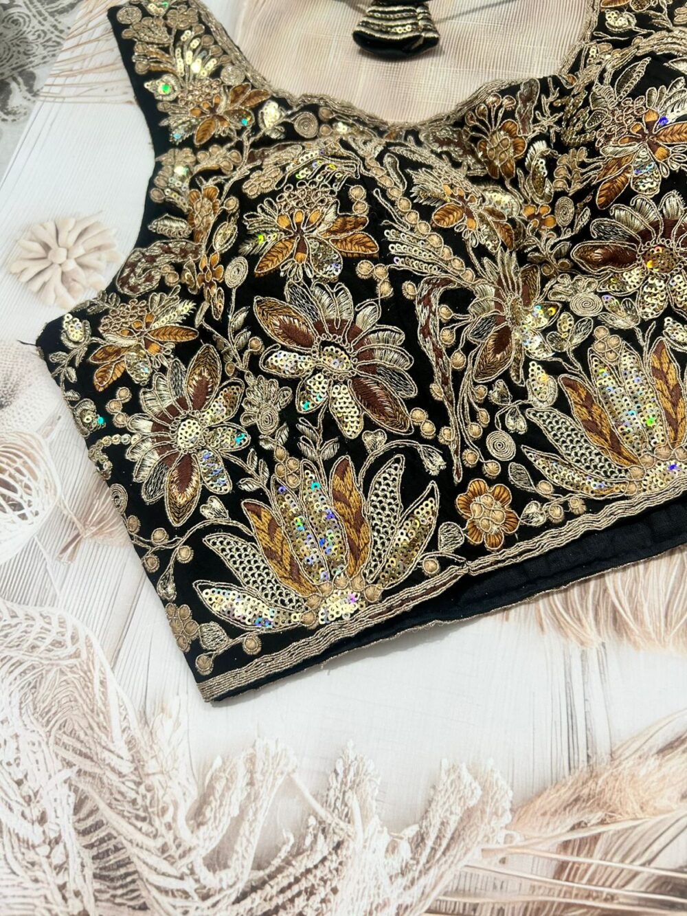 Heavy Roman Silk Readymade Blouse – Premium Finish