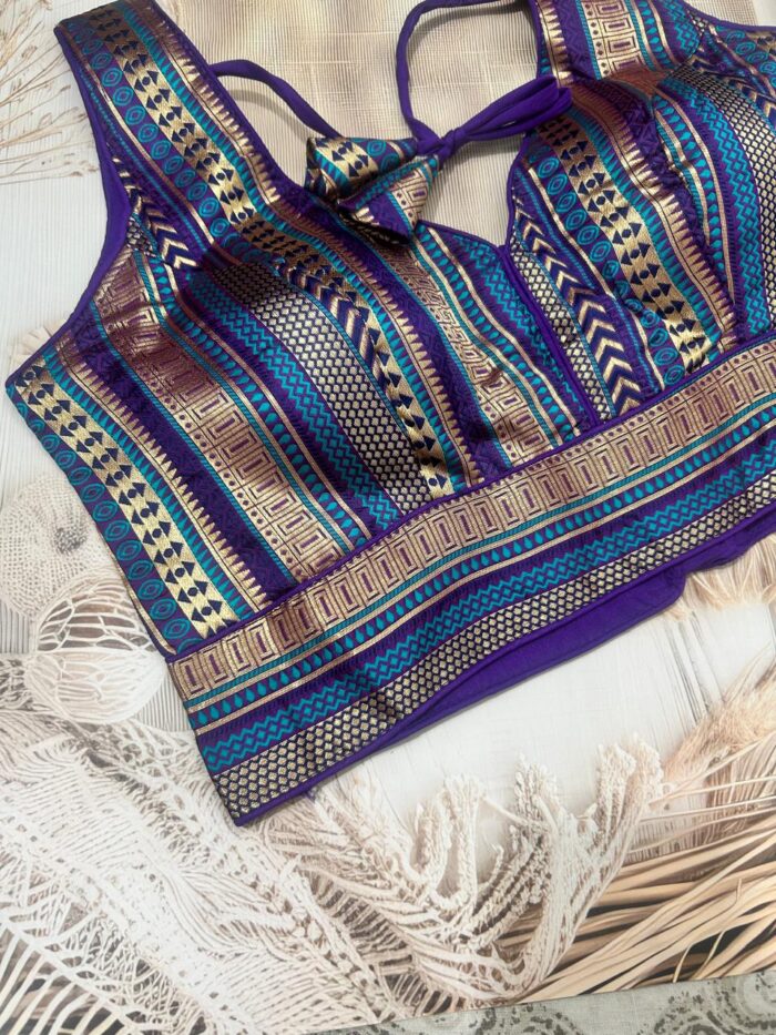 Heavy Jacquard Readymade Blouse