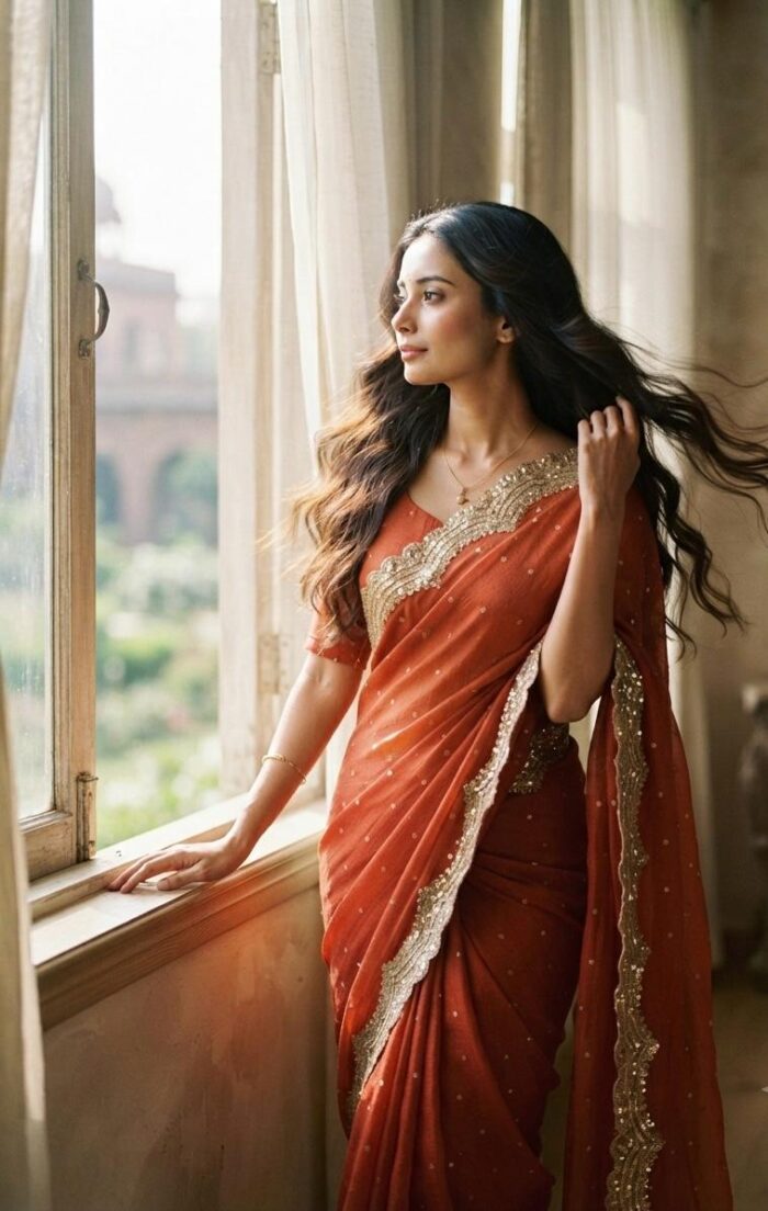 Mehr Tissue Saree