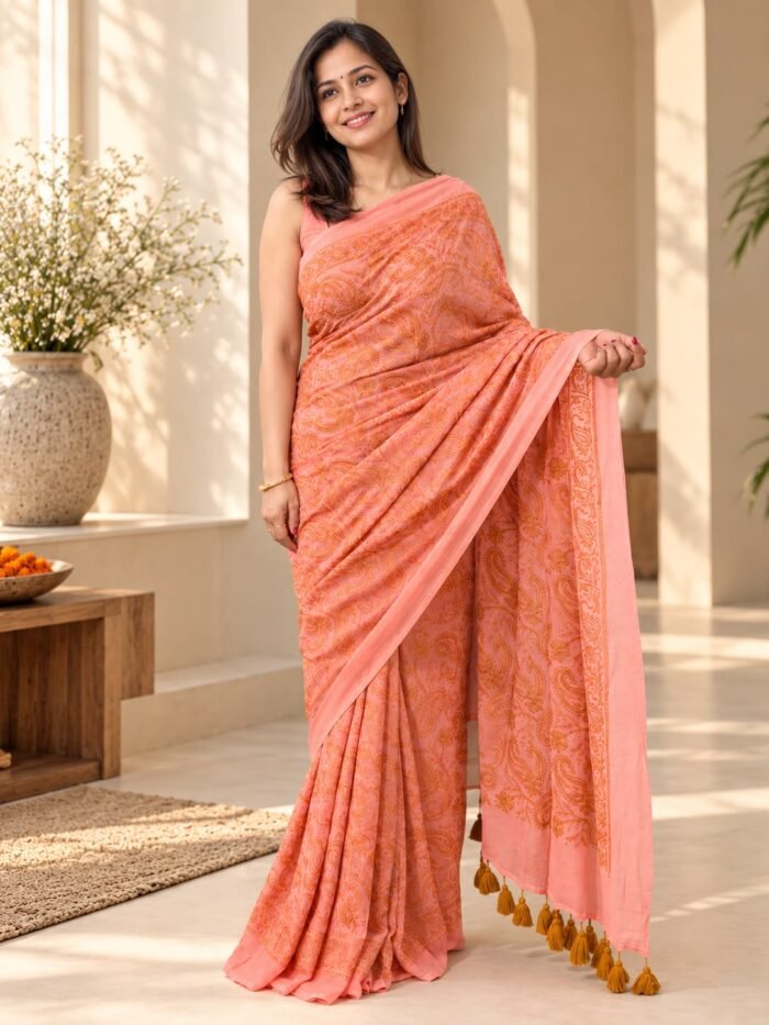 Mehak Chikankari Saree